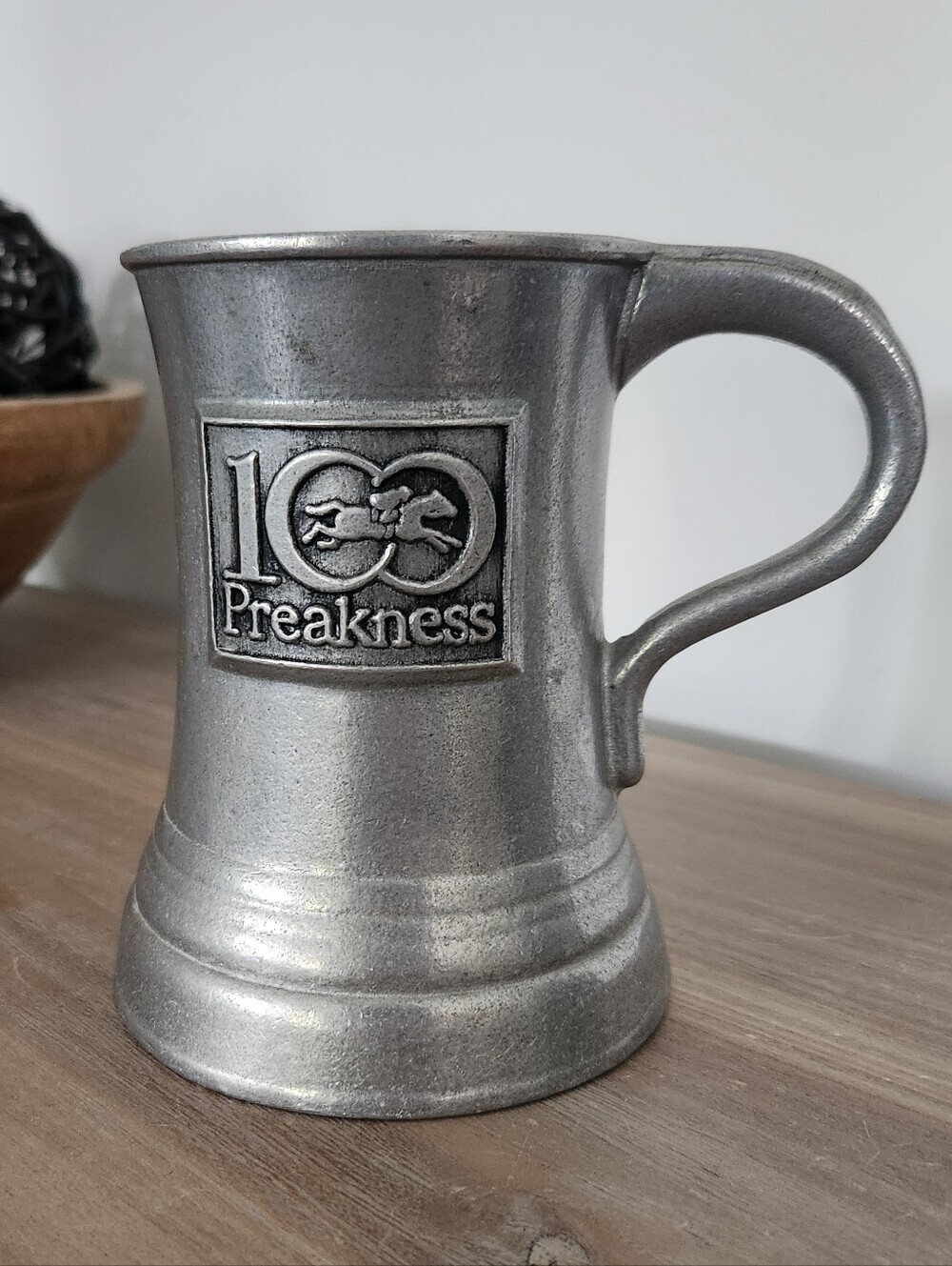 Vintage Wilton Armetale 100th Preakness Pewter Tankard Mug 1975 Collector Item